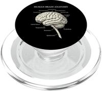 Diagramma etichettato neuroscienze di anatomia del cervello umano PopSockets PopGrip per MagSafe