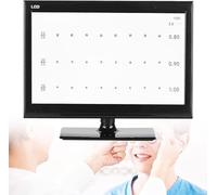 Diagramma oculare digitale con bersagli visivi multipli e metodi di visualizzazione per test di optometria