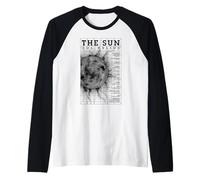 Diagramma STEM di Sun Helios Fisica Solare Astronomia Scienza Maglia con Maniche Raglan