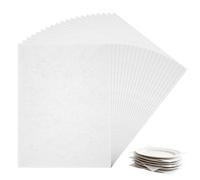 Diakey Confezione da 20 divisori per piatti - 40 x 30 cm lunghi in feltro di porcellana per piatti protettivi, separatori per vassoi da impilare in armadi o contenitori per la Cina