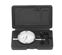 Dial Indicator Gauge 0-1 mm, Precision Dial Gauge Tool with 0.001 mm Accuracy, Aluminium Alloy Measuring Instrument for Manufacturing and Maintenance