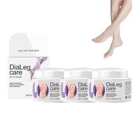 DiaLeg Care Cream, Crema Da Notte Multi-ceramide Avanzata, Crema Per Vene Varicose Per Le Gambe, Aiuta I Crampi E Il Dolore Alle Gambe, Per Tutti I Tipi Di Pelle (3pcs)