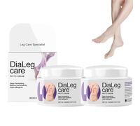 DiaLeg Care Cream, Crema Da Notte Multi-ceramide Avanzata, Crema Per Vene Varicose Per Le Gambe, Aiuta I Crampi E Il Dolore Alle Gambe, Per Tutti I Tipi Di Pelle (2pcs)