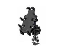 DIALFA Porta Cellulare Moto per Peugeot Django 50 2015-2023, 360° Rotazione Porta Cellulare Moto Impugnatura Regolabile e Sicura, Installazione Facile per 4.7 "-7.2" Phone,A Handlebar