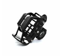 DIALFA Portabicchieri per Moto per Peugeot Vivacy 50 2006, Rotazione a 360°, Regolabile, Robusto, Supporto per Bottiglia d'Acqua, Borraccia Accessorio per Manubrio,A Black