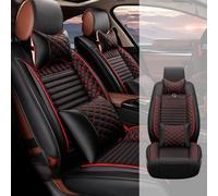 DIALFA Set Completo di Coprisedili Auto per Mercedes Benz M-Class ML W164 SUV ML 320 2006-2011, Pelle Traspirante Impermeabile Antisudore Comfort Protezione Set Copri-Sedile Anteriori Posteriori