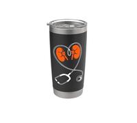 Dialisi Cuore Amore Nefrologia Infermiere Tecnico di dialisi Bicchiere termico in acciaio inox doppia parete