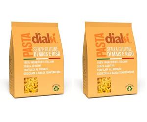 Dialsì Gramigna Pasta Senza Glutine di Mais e Riso - 300 g (Confezione da 2)