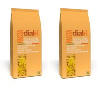 DIALSÌ, Mezze Penne, Pasta Senza Glutine di Mais e Riso, Senza Additivi, Trafilata al Bronzo, Ingredienti 100% Italiani, Cottura 8-9 Minuti, Confezione da 1600g
