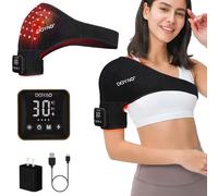 Dialudon Cintura senza fili per terapia a luce rossa, terapia della luce infrarossa portatile, 4000 mhA ricaricabile 3 in 1 sollievo dal dolore alla spalla