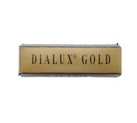 Dialux Gold - Pasta lucidante solida, pane da 100 g, per la superfinitura di metalli preziosi, gioielli, adatto anche per materie plastiche di alta qualità, molto lucida (solo)