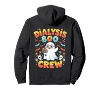 Dialysis Boo Crew, Simpatico Design a Forma di Fantasma di Halloween Felpa con Cappuccio