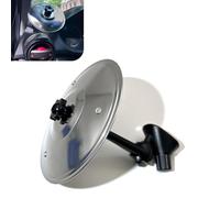 Diamall 1 piatto crash per bocchetta dell'aria dell'auto, girevole e regolabile, mini piatto crash per guidare più divertimento, design portatile da 14 cm, per gli amanti della musica, universale per