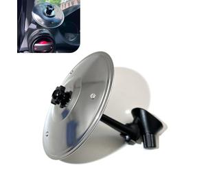 Diamall 1 piatto crash per bocchetta dell'aria dell'auto, girevole e regolabile, mini piatto crash per guidare più divertimento, design portatile da 14 cm, per gli amanti della musica, universale per