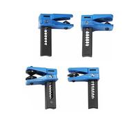 Diamall Set di 4 tappi per linea fluida per auto, strumento per la linea dell'olio dei freni dell'auto, morsetto verticale per tubo dell'olio per banjo adatto per diverse dimensioni, tappo del tubo