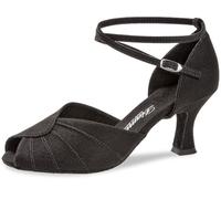 Diamant Damen Latein Tanzschuhe 027-060-040, Standard & Latino Donna, Nero (Schwarz), 36 EU