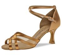 Diamant - Damen Latein Tanzschuhe 035-087-087, Scarpe da Ballo - Standard & l'America Donna, Color Marrone (Bronze), Talla 44