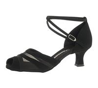 Diamant - Damen Latein Tanzschuhe 102-064-040, Scarpe da Ballo - Standard & Latino da Donna, Nero (Schwarz), 38 2/3