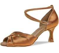 Diamant Damen Latein Tanzschuhe 141-087-379, Scarpe da Ballo da Sala Donna, Braun Dark Tan, 39 1/3 EU