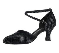 Diamant - Damen Tanzschuhe 058-080-155, Scarpe da Ballo - Standard & Latino da Donna, Nero (Schwarz/Multicolor), 40 2/3