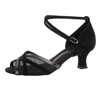 Diamant - Diamant Damen Latein Tanzschuhe 035-064-139, Scarpe Da Ballo - Standard & Latino da donna, Nero (Nero (nero)), 34