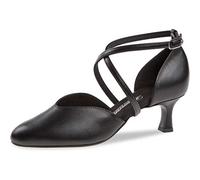 Diamant Donna Scarpe da Ballo 170-106-034-V - Pelle Nero - 5 cm Flare - VarioSpin Unico - Misura: UK 9,5