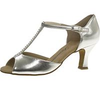 Diamant - Donne Scarpe da Ballo 025-087-013 - Argento - 6,5 cm Flare [UK 2,5]