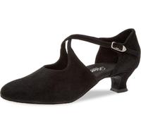 Diamant Donne Scarpe da Ballo 052-112-001 - Scamosciato Nero - 4,2 cm Spanish - X-Larga - Misura: UK 1,5