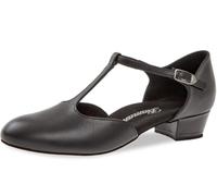 Diamant Donne Scarpe da Ballo 053-029-034 - Pelle Nappa Nero - 2,8 cm Tacco a Blocco - Misura: UK 5