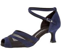 Diamant - Donne Scarpe da Ballo 102-077-135 - Scamosciata/Mesh Navy Blu - 5 cm Flare [UK 3,5]