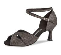 Diamant Donne Scarpe da Ballo Latino 181-087-510 - Broccato Bronzo/Glitter - 6,5 cm Flare [UK 4,5]