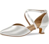 Diamant Donne Scarpe da Ballo/Scarpe da Sposa 107-013-092 - Raso Bianco - 4,2 cm Spanish [UK 8,5]