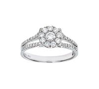 DIAMANT LETERNEL Anello argento Donna - Abbigliamento - Occasioni - Matrimonio - Per la madre della sposa - Scarpe e accessori - Gioielli DIAMANT LETERNEL 50