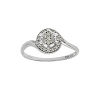 DIAMANT LETERNEL Anello argento Donna - Abbigliamento - Occasioni - Matrimonio - Per la madre della sposa - Scarpe e accessori - Gioielli DIAMANT LETERNEL 50