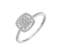 DIAMANT LETERNEL Anello argento Donna - Abbigliamento - Occasioni - Matrimonio - Per la madre della sposa - Scarpe e accessori - Gioielli DIAMANT LETERNEL 50
