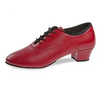 Diamant Scarpe da Ballo da Donna 185-234-403-A - Pelle Rosso - Regolare - 3,7 cm Cuban - Special Edition - Taglia: UK 5
