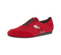 Diamant Scarpe da Ballo Uomo 192-425-579-V - Camoscio/Mesh Rosso - Zeppa 1,5 cm - Suola VarioSpin - Taglia: UK 9