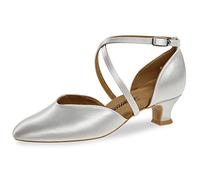 Diamant Scarpe da Sposa 170-112-092-Y - Raso Bianco - Extra Larga - 4,2 cm Spanish - Taglia: UK 5,5