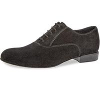 Diamant Uomini Scarpe da Ballo 180-025-001 - Scamosciato Nero - Comodo (Largo) - 2 cm Ballroom [UK 8,5]