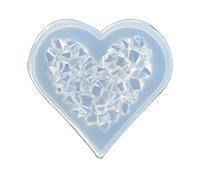 Diamante amore resina epossidica forma cristallo pietra ornamenti silicone stampo artigianato sapone gioielli decorazione stampo in ghisa