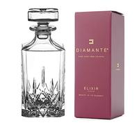 DIAMANTE, Decanter per whisky ''Dorchester'', 750 ml, confezione regalo