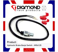 Diamante - Idraulico Banjo Pressione Del Freno Interruttore - M10 - 1.25 -