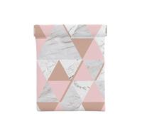 Diamante in marmo oro rosa grigio e rosa, Spremere il portafoglio superiore da donna Borsa portaoggetti Piccola portamonete Portamonete