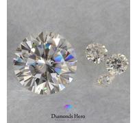 Diamante in Moissanite da 0.1ct a 7.0ct Round Diamond colore da D a IJ