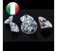 Diamante in Moissanite Ovale da 0.6 ct a 8 ct D EF Oval cut Diamond certificato