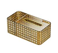 Diamante Modello Organizzatore Casa Scatola di Immagazzinaggio Portapenne Portatovaglioli Metallo Camera Da Letto Cucina Soggiorno Decor Regalo Organizzatore Tessuto Cucina
