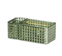 Diamante Modello Organizzatore Casa Scatola di Immagazzinaggio Portapenne Portatovaglioli Metallo Camera Da Letto Cucina Soggiorno Decor Regalo Organizzatore Tessuto Cucina