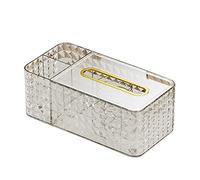 Diamante Modello Organizzatore Casa Scatola di Immagazzinaggio Portapenne Portatovaglioli Metallo Camera Da Letto Cucina Soggiorno Decor Regalo Organizzatore Tessuto Cucina