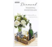 Diamante per il ° anniversario di matrimonio biglietto d' auguri
