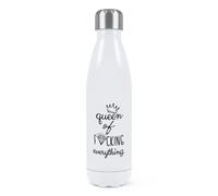 Diamante Queen Of F-King Tutto Parete Doppia Acqua Bottiglia Ragazze Divertente